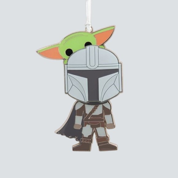 Hallmark Other - Hallmark Star Wars The Mandalorian and Grogu With Dimension Christmas Ornament